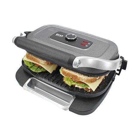 TM Electron Grill gris 27 x 14 cm 1300 W (1/5)