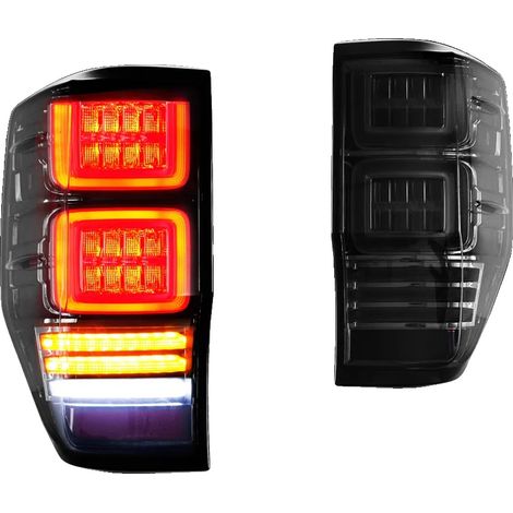 Feux Arrière, Clignotant Séquentiel LED, Design Étanche, Fumé (1/2)