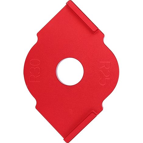 Gabarit de pièces de fixation pour pince à rayon pour machine à découper/graver les bords manuelle (1/5)