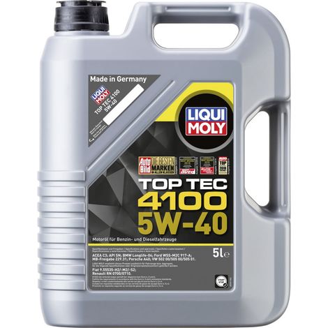 Liqui Moly Motoröl Top Tec 4100 SAE 5W-40 5 L Motoröle (1/3)