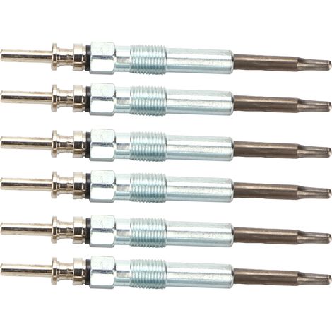Lot de 6 bougies de préchauffage pour chauffage diesel 12237786869, compatibles avec les séries 3, 5, 6 et 7, X3, X5 et X6. (1/5)
