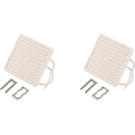 2X Plaque Chauffante Chauffante en Céramique de Chauffage Supérieur Infrarouge IR 120X120MM 220V 650W pour la Station de Reprise BGA à Souder (1/5)