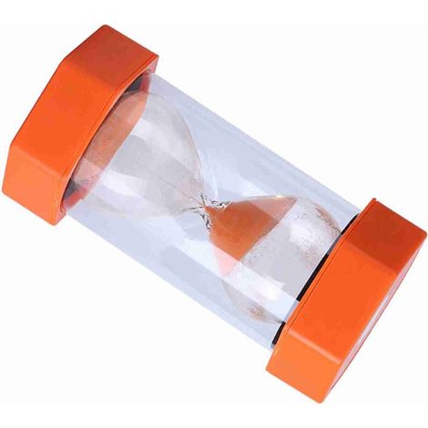 Bunte Sanduhr mit Blütenblättern, originelles Design, PVC/ABS-Kunststoffuhr mit Glasrohr, 8,2 x 16 cm, 3/10/20/30/60-Minuten-Timer für Küche oder Büro