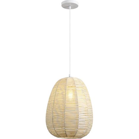 Colgante modelo Opra acabado rattan natural 50 cm(alto)31 cm(ancho)31 cm(largo) (1/2)