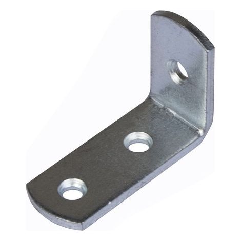 Squadretta reggipiani zincata 25 x 35 x 15 spessore 2 mm. - 4 pz. (1/2)