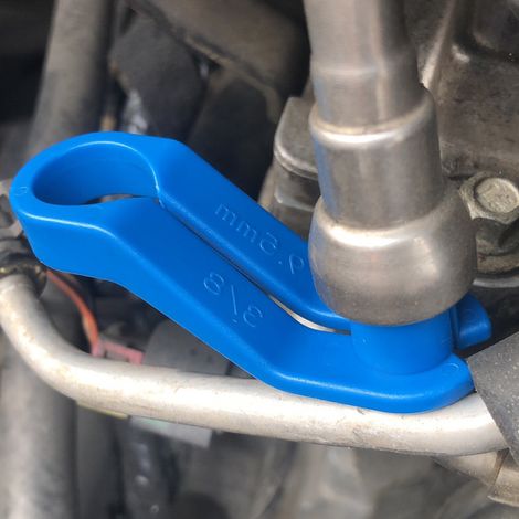 Zoternen Ensemble d'outils coudés de déconnexion de conduite de carburant de climatisation, 7 pièces, bleu, remplacement pour Ford et Chrysler (1/5)