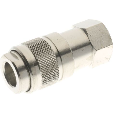 Raccord droit RS PRO 122 vers 1/4 BSP femelle 1/4 BSP femelle ( Prix pour Paquet de 10 )