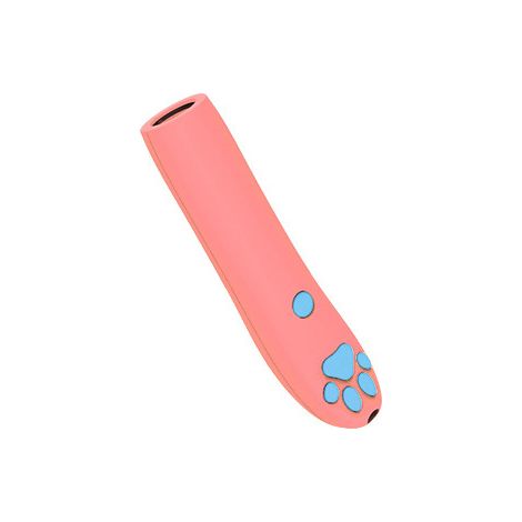 Pointeur Laser pour Chat Rechargeable USB, Jouet Interactif pour Chat avec Motif Patte de Chat, 3 Modes de Lumière, Outil de Jeu et d'Entraînement pour Chats d'Intérieur（Rose）
