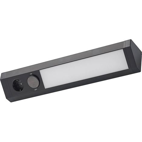 Arcchio Lámparas bajo armario 'Mitari' en Negro de Aluminio