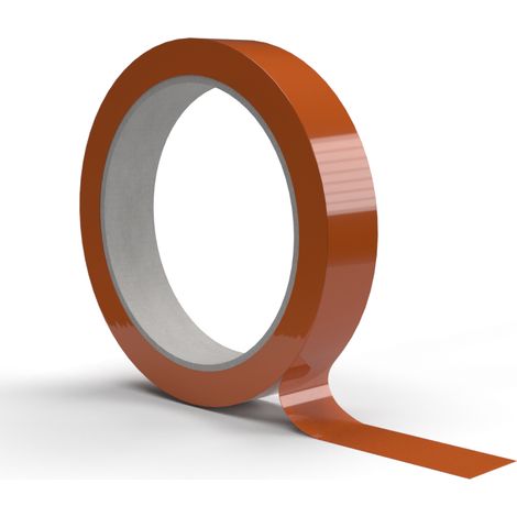 IMBALALGGI 2000 - Nastri Strapping rinforzati antistrappo, mopp supporto, gomma naturale, 79µm, 60 m x 15 mm, Arancio (40)