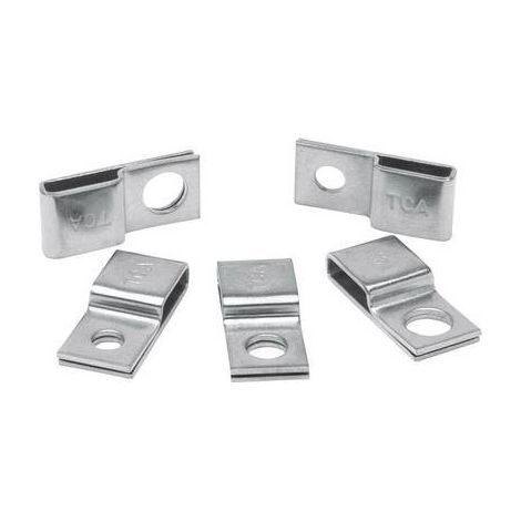 HellermannTyton SSPC6 Basetta di fissaggio avvitabile 151-00839 Metallo 1 pz.