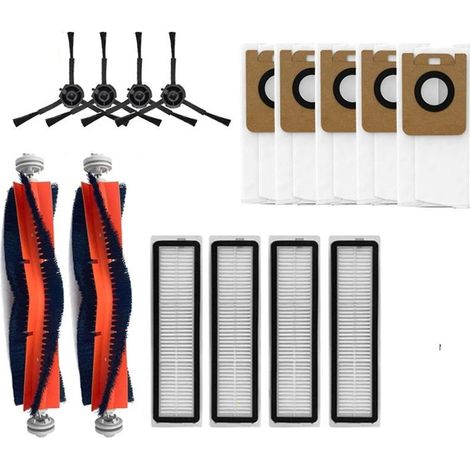 Kit mantenimiento Dreame Z10 Pro L10 Plus – Bolsa robot + cepillo lateral principal – Piezas recambio originales – Compatible (1/5)