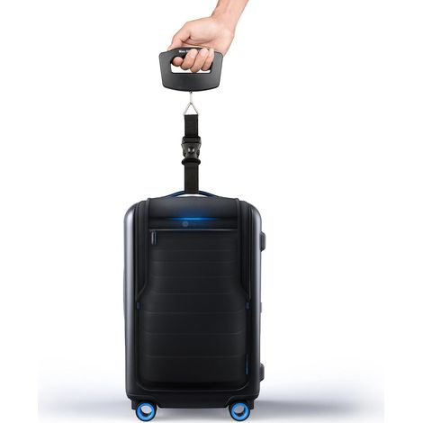 PSE Elektronische Gepäckwaage, maximal 50 kg, tragbare Digitalwaage für Reisegepäck (1/5)