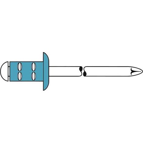 GESIPA Blindniet PolyGrip® Nietschaft d x l 4,8 x 10 mm - 1464829