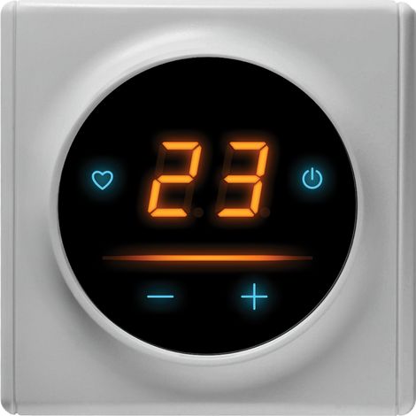 Thermostat, Régulateur de température OneKeyElectro 25 WIFI Tactile avec cadre Florence - gris (1/5)