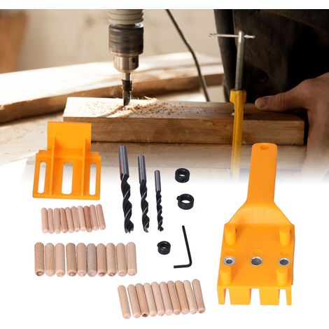 Gerader Bohrer für die Holzbearbeitung, Bohrerpositionierer für die Plattenmontage, Handbohrmaschine für Platten. (1/5)