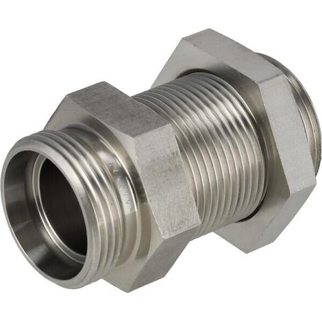 Nipplo passaparete 28L inox PH HYDRAULIK GSS28LSS (1/2)