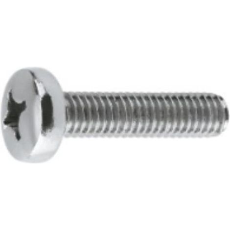 INDEX tornillo c/alomada ph din7985 6x40  x100 (caja 2) , Tornillo rosca métrica con cabeza alomada PH, 4.8. Tornillo rosca métrica con cabeza alomada PH, 4.8. Zincado.