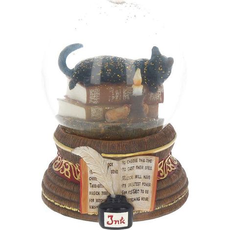 Boule à Neige Marron 11 cm Résine et Verre Taille Unique (1/5)
