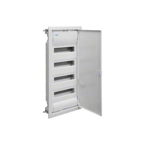 Hager VH48NC Distributore elettrico acciaio bianco 4 moduli