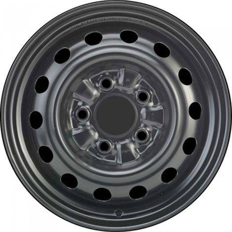 Jante tôle 14 pouces - 5 Trous - 5,5x14 5x114,3 ET45 AL67 noir