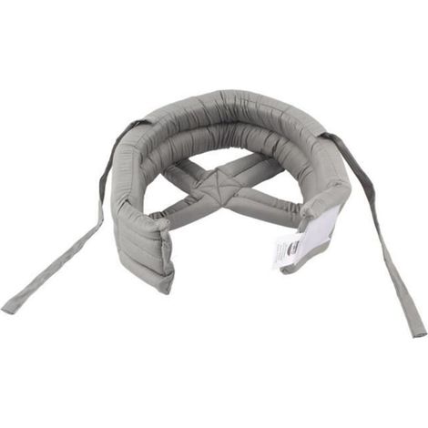 Vvikizy Casque de protection pour personnes âgées Casque de sécurité Casquette de protection femme avec lacets (gris) (1/4)