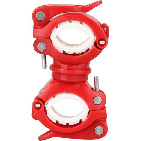 (Rouge)Supports de lumièreClips de lumière de torche de véloSupports de lumière avantClips d'alpinisteAccessoires d'équipement de cyclisme de VTT (1/5)