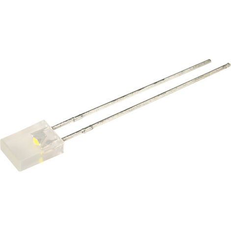Kingbright LED bedrahtet Weiß Rechteckig 2 x 5 mm 150 mcd 110 ° 30 mA 3.2 V