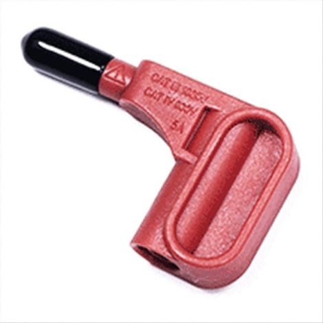 Sonde magnétique rapide de multimètre, fiche de 4 mm sans soudure, rouge (1/5)