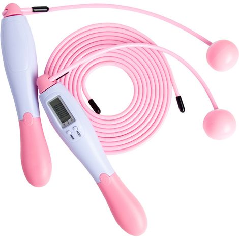 Corde à sauter sans fil - Fitness - Compteur - Vitesse réglable pour hommes et femmes, double usage (1/5)