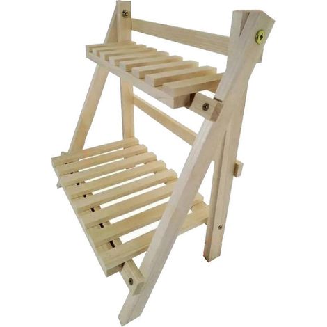 Étagère de rangement en bois, étagère de bureau à 2 niveaux -- (1/5)