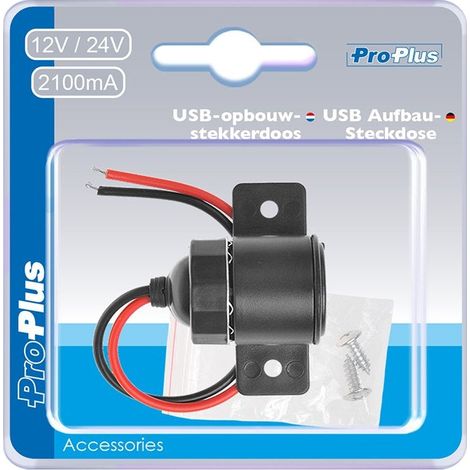 Usb Aufputzsteckdose Typ A 2100Ma 12V 24V Im Blister