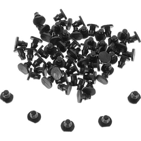 Bouchons d'extrémité en plastique pour système d'irrigation goutte à goutte, pour jardinage domestique, noirs, 1000 pièces, étanchéité efficace (1/5)