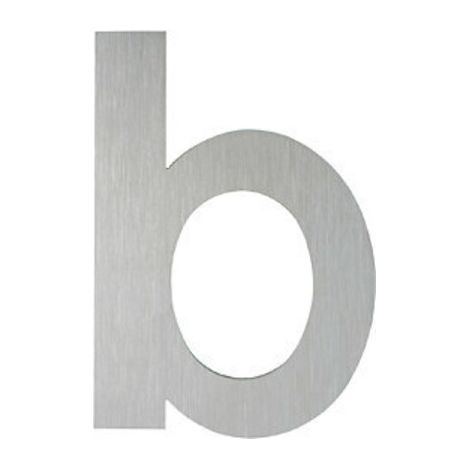 HOPPE OA-Hausnummer E610-621 Buchstabe b Edelstahl matt (1/3)
