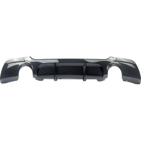 Difusor trasero, estilo M Performance, reemplazo directo, aspecto de fibra de carbono. (1/2)