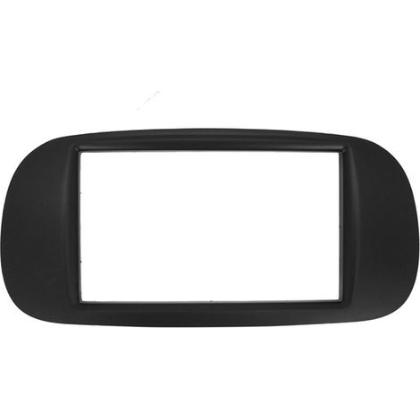 Retrofit mounting frame for 07-15 Fiat 500 DVD stereo dashboard panel (1/4)