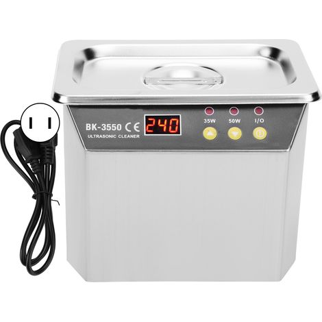 Hochleistungs-Ultraschallreiniger 0,8 l für Schmuck, Uhren, Ringe – Reinigungsgerät BK-3550, 110 V, US-Stecker