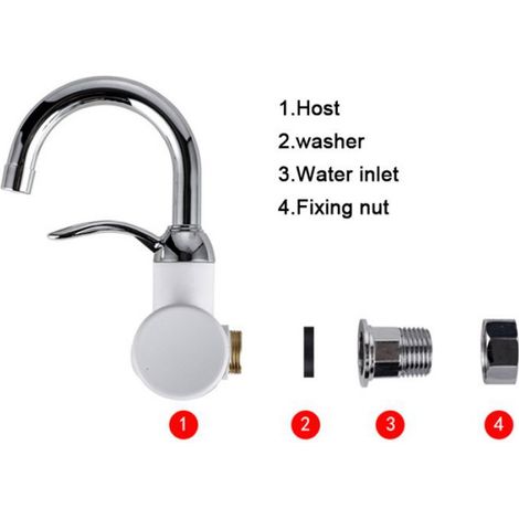 Robinets de cuisine - Robinet chauffe eau électrique instantané sans réservoir - Type digital lateral (1/5)