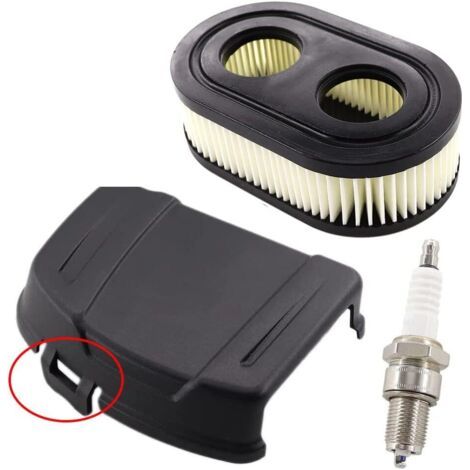 Coperchio del filtro dell'aria con candela per motori Briggs & Stratton serie 650EXI 675EXI 675IS. Sostituisce i codici 594575 e 798452. (1/5)