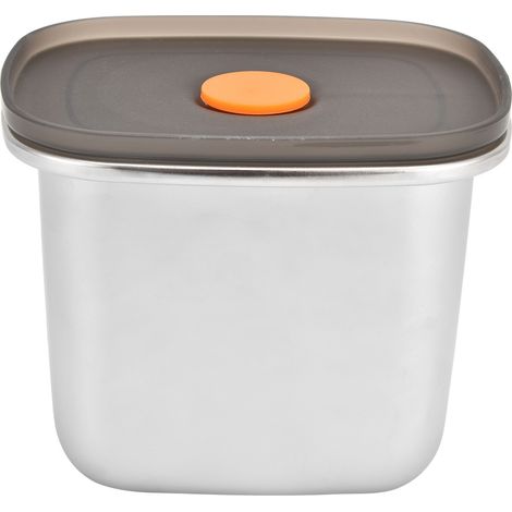 Boîte à lunch portable en acier inoxydable 304, polypropylène et silicone alimentaire, 550 ml, idéale pour les pique-niques, le camping et les activités de plein air. (1/5)