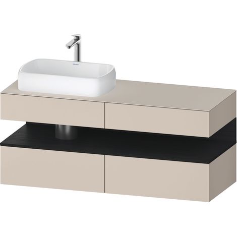 Duravit Collection One Meuble sous-vasque sur console, 2 tiroirs, (1/2)