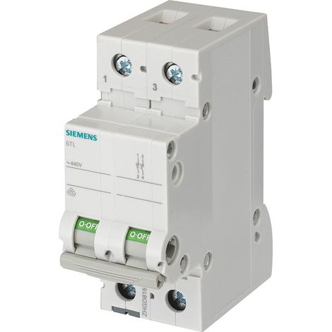 Interruttore sezionatore modulare 32A 2P 400V 5TL1232-0