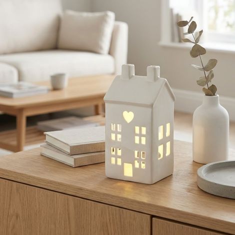 Dainty House Heart Tealight Holder (1/2)