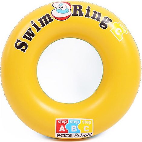 Adorables bouées gonflables pour la natation – adaptées aux adultes et aux adolescents, idéales pour les piscines et les plages.Après gonflage : Diamètre extérieur : 75 cm Diamètre extérieur : 35 cm (1/5)
