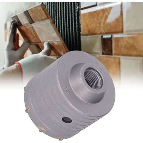 Foret à percussion de 75 mm pour percer les murs en ciment. (1/5)