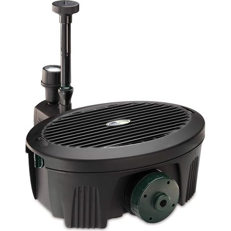 Bassin et Pompe à Eau, Filtre, clarificateur UV, Spot LED et Fontaine, Solution Tout-en-Un pour Un Beau Bassin Propre et limpide, pour des bassins Jusqu'à 2000 litres (1/5)
