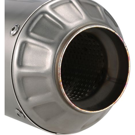 Silencieux universel de tuyau d'échappement d'acier inoxydable de glaçage d'atv de moto de 51mm