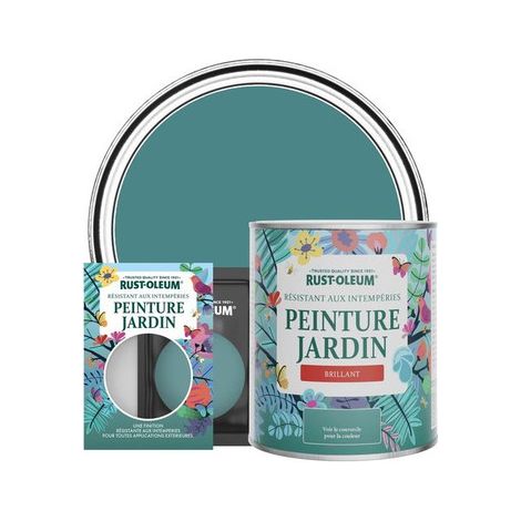 Peinture Jardin, Finition Brillante - Plume de Paon (1/3)