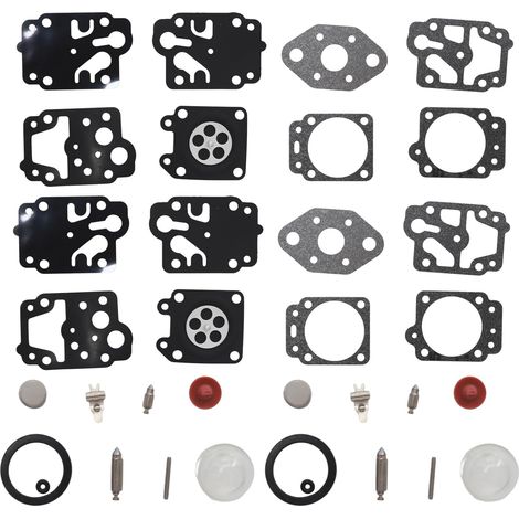 Kit de juntas de reparación de carburador LinDuxe K20-WYL (paquete de 2) con cebador para juntas de reparación de carburador serie WYL (1/4)