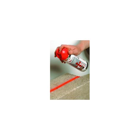 traçeur de chantier couleur cerise fluo